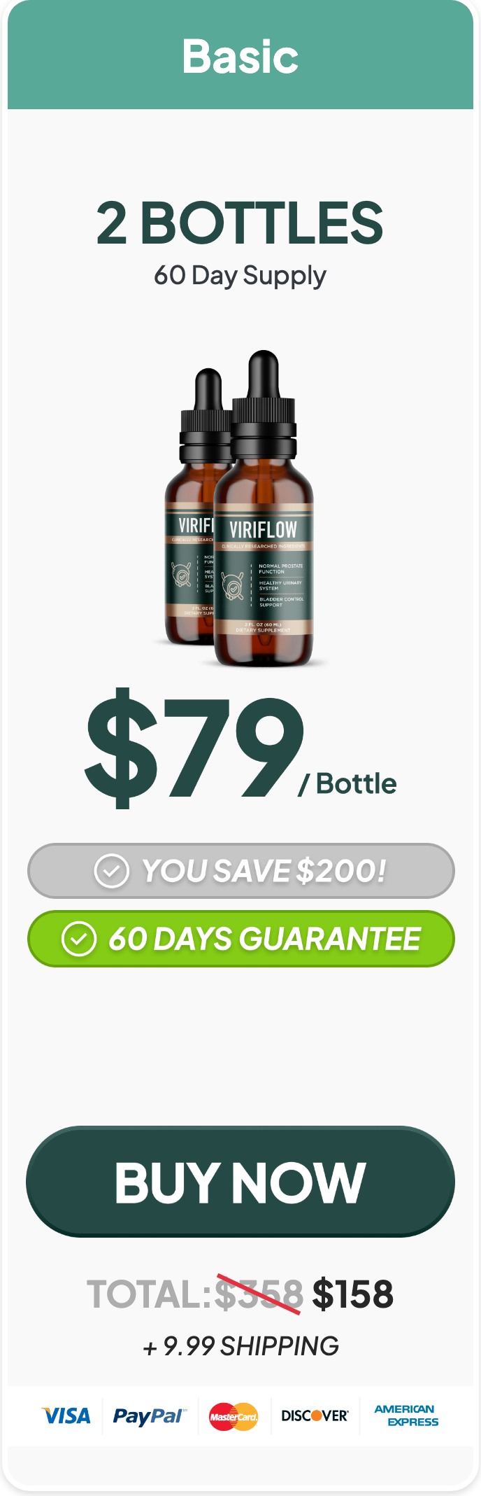 Viriflow 60 day supply