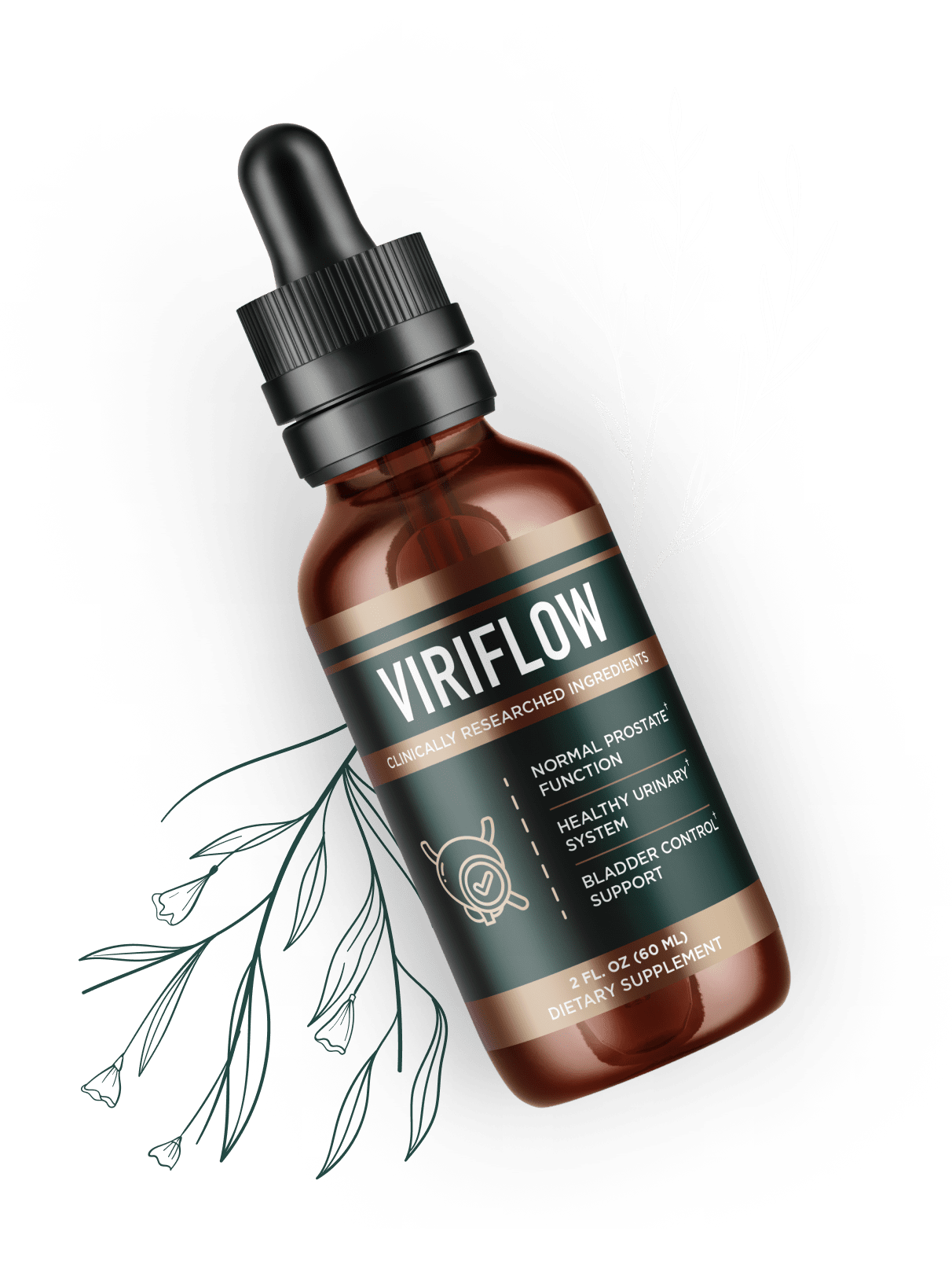 Viriflow supplement bottle